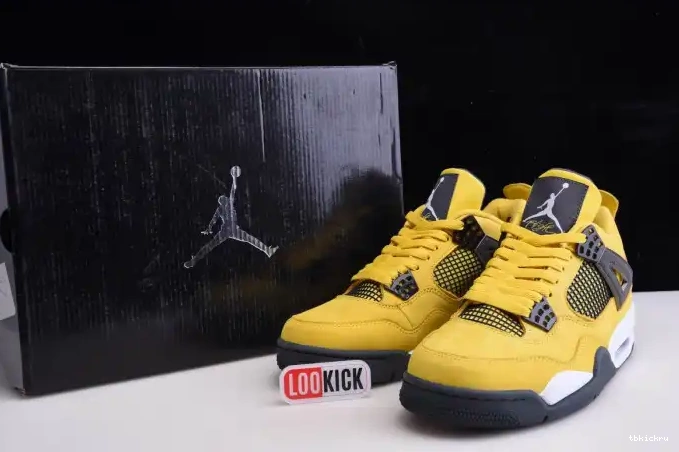 Rep TBK Lightning Air Jordan Retro 4 CT8527-700 0605